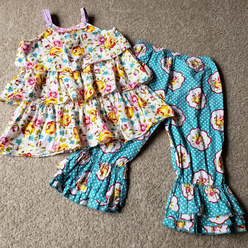 EUC Jelly the Pug two-piece set - size 14